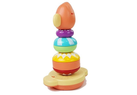 Interaktiv stapelringpyramid apa med ljud, från 6 månader