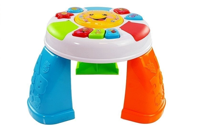 Interaktivt aktivitetsbord med ljud och mini piano, 3+ år