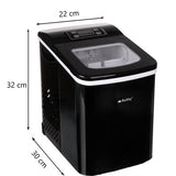 Ismaskin 12 kg/dygn 2 l 6 min LCD timer självrengöring svart