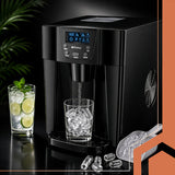 Ismaskin 3L 12 kg/24h kompressor LCD svart 220-240V