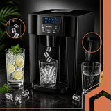 Ismaskin 3L 12 kg/24h kompressor LCD svart 220-240V