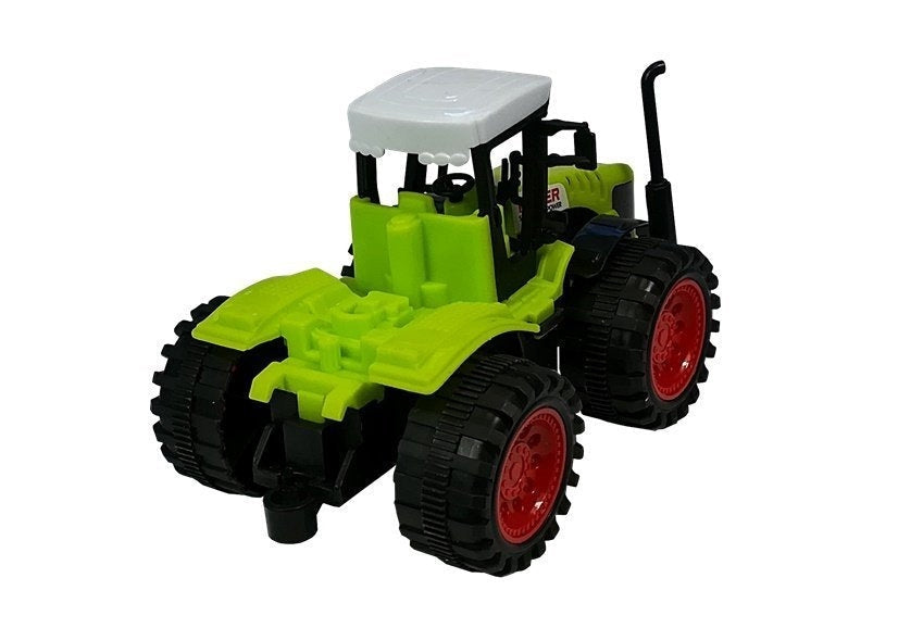 Jordbruksfordon leksaksset med traktor och släp 4 delar