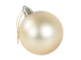 Julgranskulor plast guld 100-pack med stjärna 30-60 mm