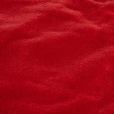 Julgransmatta plysch 90 cm röd/vit/guld i polyester