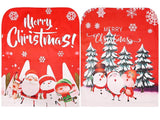 Julstolsöverdrag polyester 58x48 cm 1-pack mönster slumpmässigt
