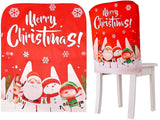 Julstolsöverdrag polyester 58x48 cm 1-pack mönster slumpmässigt