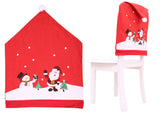 Julstolsöverdrag tomtedräkt röd nonwoven 60x48 cm för standardstol