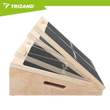 Justerbar slant board för vadstretch i trä 15-35° halkfri 150 kg