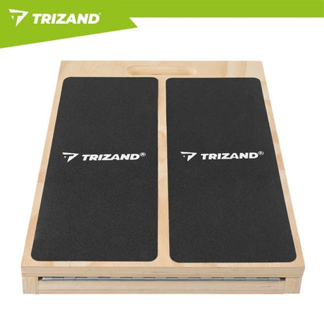 Justerbar slant board för vadstretch i trä 15-35° halkfri 150 kg