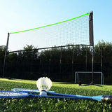 Justerbart sportnät 310x90 cm för volleyboll/badminton/tennis 93-255 cm
