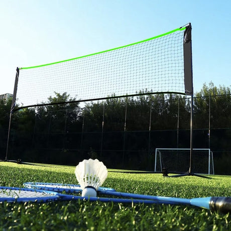 Justerbart sportnät 310x90 cm för volleyboll/badminton/tennis 93-255 cm