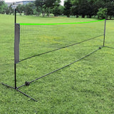 Justerbart sportnät 310x90 cm för volleyboll/badminton/tennis 93-255 cm