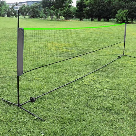 Justerbart sportnät 310x90 cm för volleyboll/badminton/tennis 93-255 cm