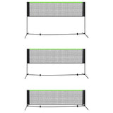 Justerbart sportnät 310x90 cm för volleyboll/badminton/tennis 93-255 cm