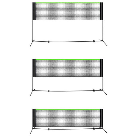 Justerbart sportnät 310x90 cm för volleyboll/badminton/tennis 93-255 cm