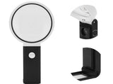 Juwelörlupp 10x/25x med LED och UV-ljus samt skala svart/vit