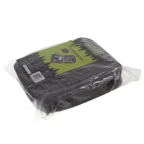 Kabelorganisatör väska vattentålig 9 fickor grå 25x20x10 cm