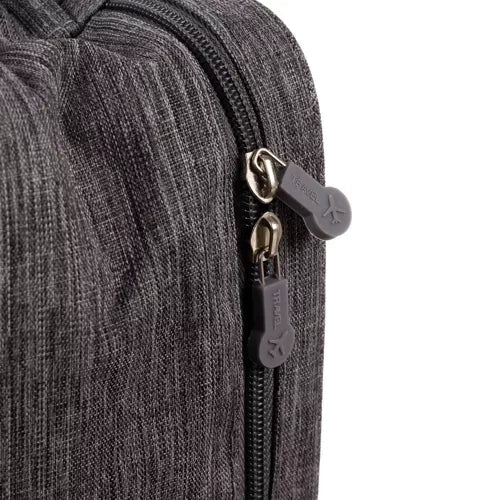 Kabelorganisatör väska vattentålig 9 fickor grå 25x20x10 cm