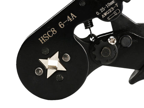 Kabelpress för kabelskor/kabelhylsor 0,25–10 mm² AWG 23–7