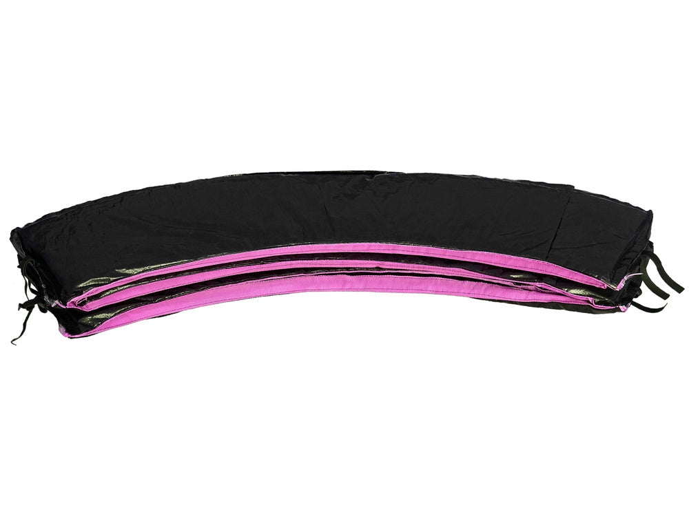 Kantskydd trampolin 16ft 4,87 m 12 mm PVC/PE svart/rosa