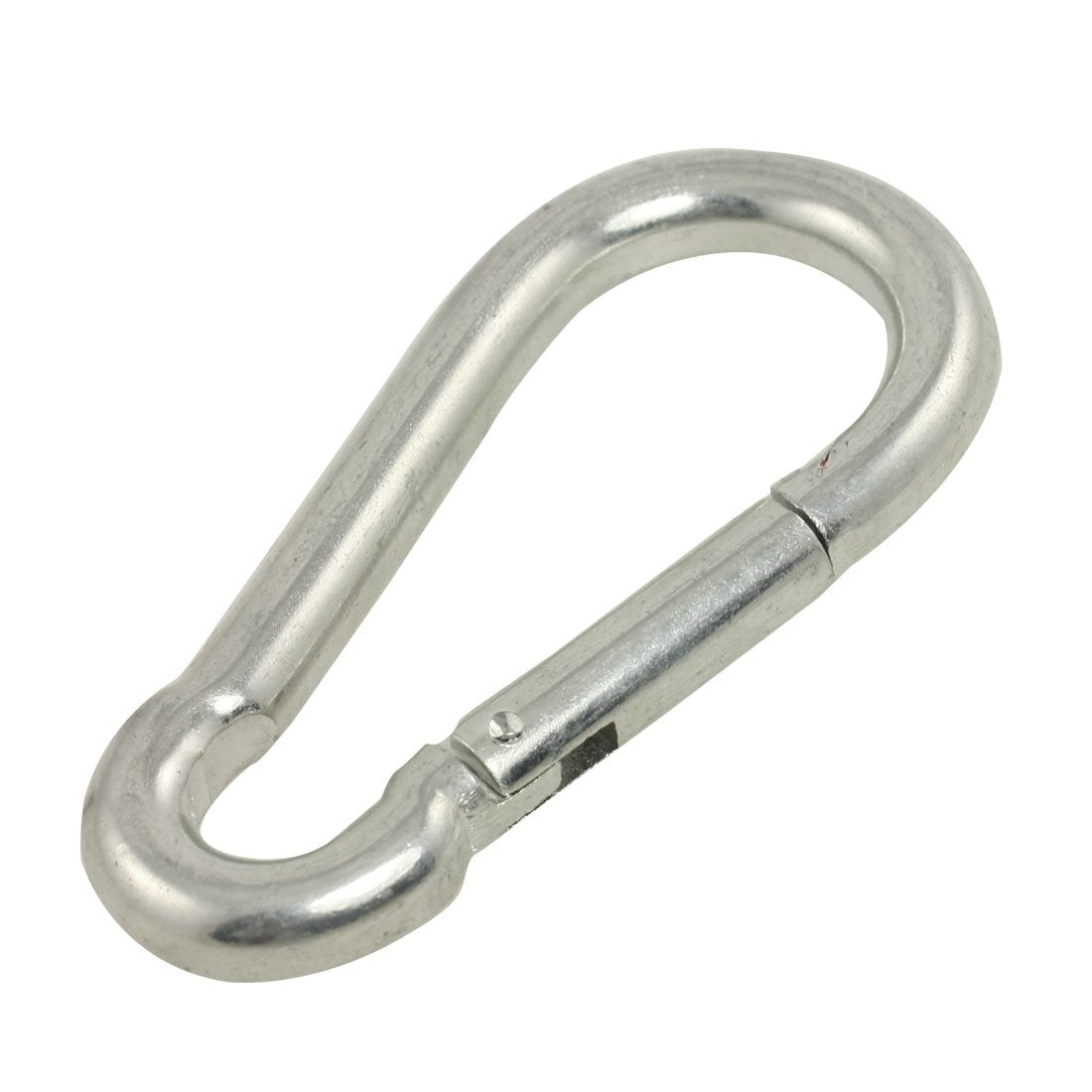Karbinhake i metall 200 kg för hängmatta/remmar 8 cm silver
