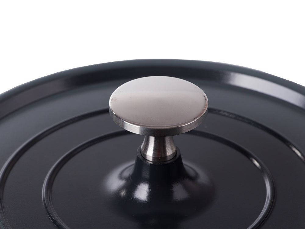 Kastrull med lock 2,2 L gjuten aluminium non-stick grå induktion