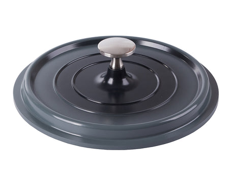 Kastrull med lock 2,2 L gjuten aluminium non-stick grå induktion