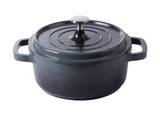 Kastrull med lock 2,2 L gjuten aluminium non-stick grå induktion