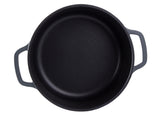 Kastrull med lock 4 L gjuten aluminium non-stick, grå, induktion/ugn