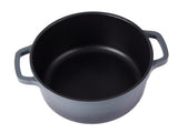 Kastrull med lock 4 L gjuten aluminium non-stick, grå, induktion/ugn