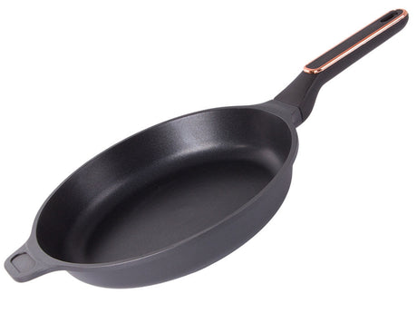 Kastrull- och grytset gjuten aluminium non-stick, för induktion, svart