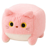 Kattgosedjur kubform rosa 18x16x14 cm mjuk plyschmaskot