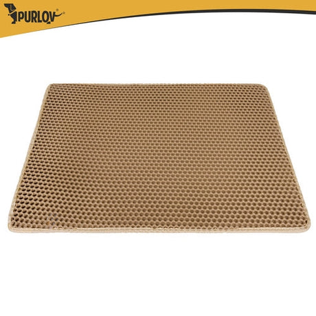 Kattlådematta 75x55 cm EVA-skum beige vattentålig halkfri