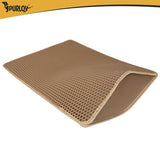 Kattlådematta 75x55 cm EVA-skum beige vattentålig halkfri