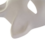 Kattmasker DIY vita i pappersmassa 10-pack med gummiband 17x18 cm