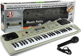 Keyboard leksak 70 cm med mikrofon, inspelning, LCD och högtalare