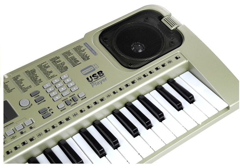 Keyboard leksak 70 cm med mikrofon, inspelning, LCD och högtalare