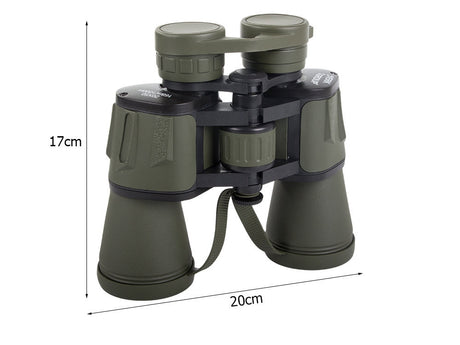 Kikare 20-50x50 med zoom, stativfäste och väska