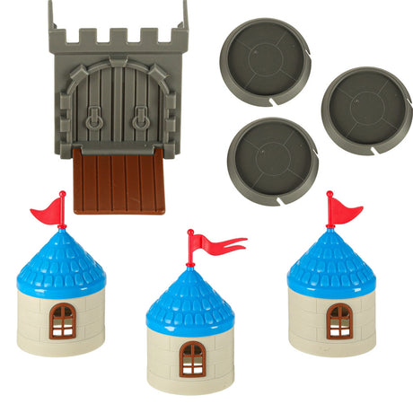 Kinetisk byggsand set 750 g med slottsdelar och verktyg, 3+