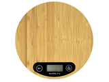 Köksvåg bambu 5 kg 1 g LCD-display 20x20 cm inkl 2x AA