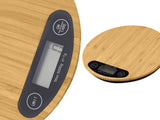 Köksvåg bambu 5 kg 1 g LCD-display 20x20 cm inkl 2x AA