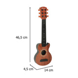 Klassisk barn-gitarr 46,5 cm 6 strängar plast, från 4 år