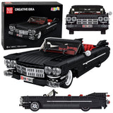 Klassisk cabriolet byggsats 1324 delar ABS 35 cm Cadi-Elrado