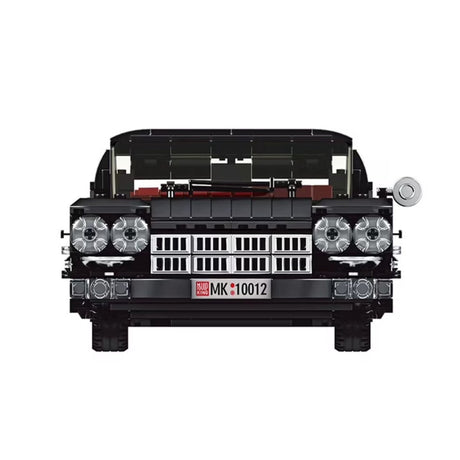 Klassisk cabriolet byggsats 1324 delar ABS 35 cm Cadi-Elrado