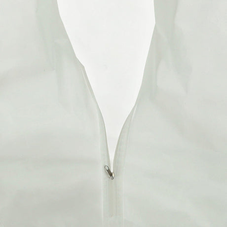 Klädkåpa transparent med dragkedja 120x60 cm för kostym/klänning