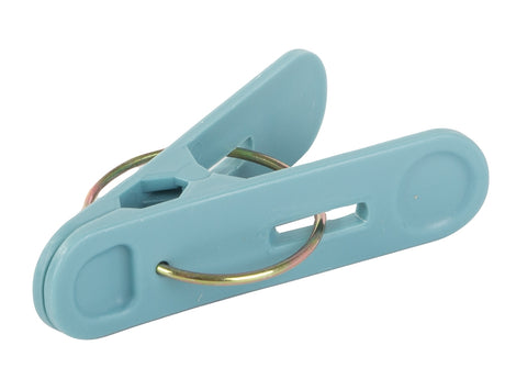 Klädnypor plast med metallfjäder pastell 18-pack 6,5x1,5 cm