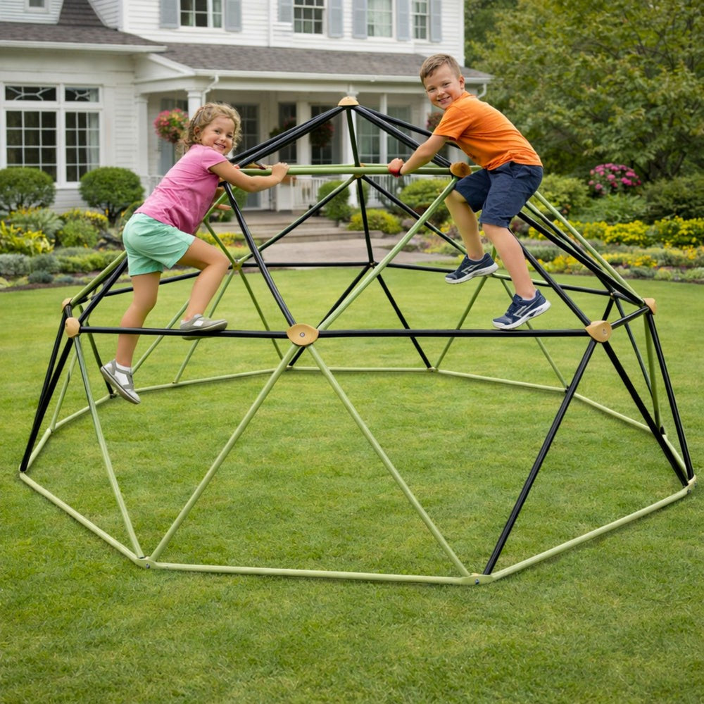 Klätterdome för barn 370 cm diameter, pulverlackerat stål, 350 kg