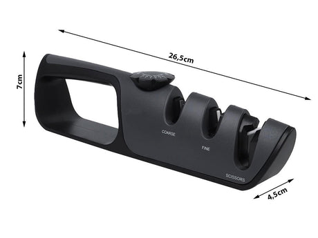 Knivslip 3-steg med saxslip justerbar vinkel 14°–24°