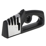 Knivslipare 4-i-1 trestegs V-slipning med halkfri bas 22x10x4 cm