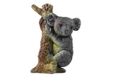 Koalafigur i hårt gummi 8 cm CE-märkt leksaksfigur från 3 år
